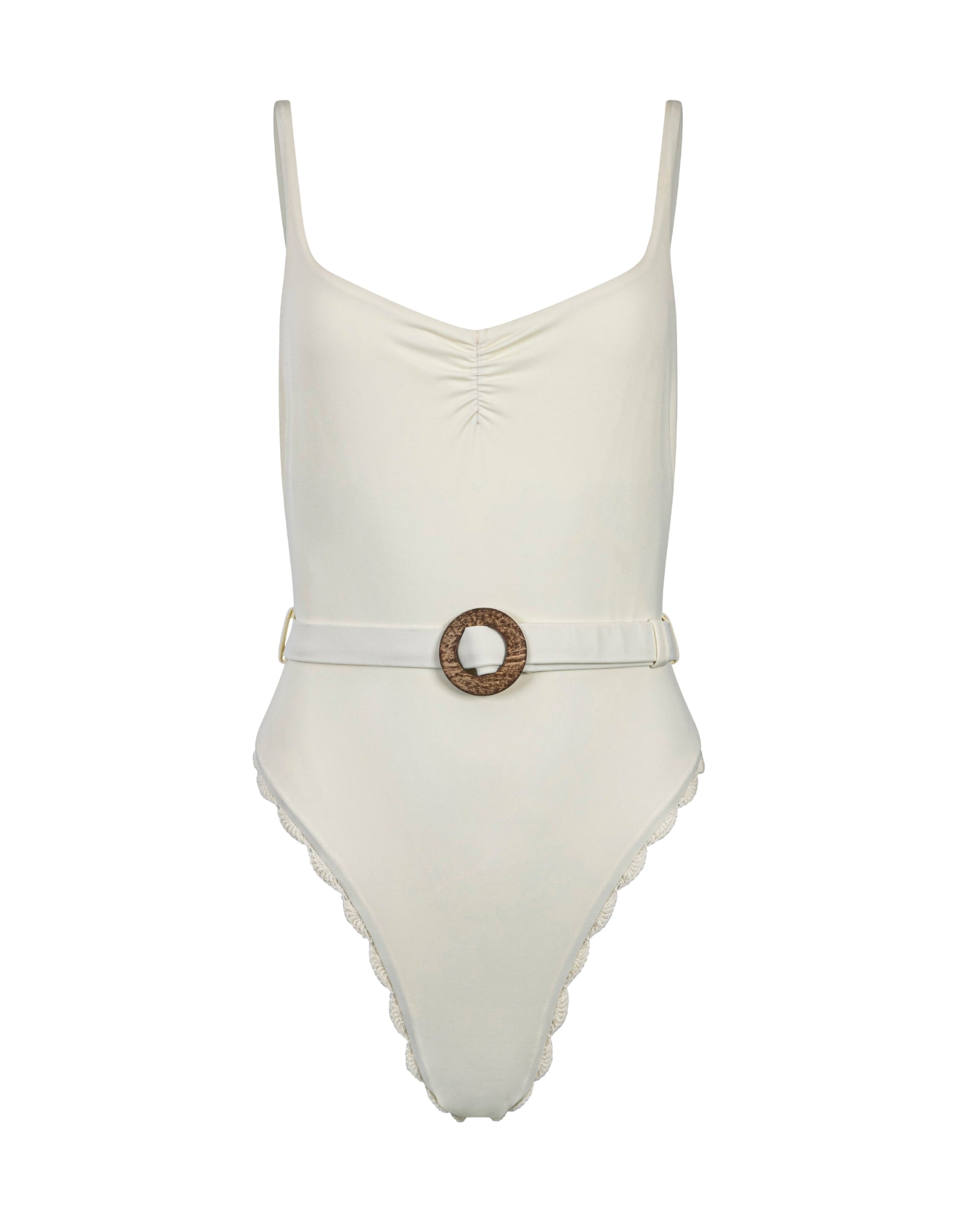 Monica Swimsuit White | Amie Lou London| Sustainably Designed Swimwear